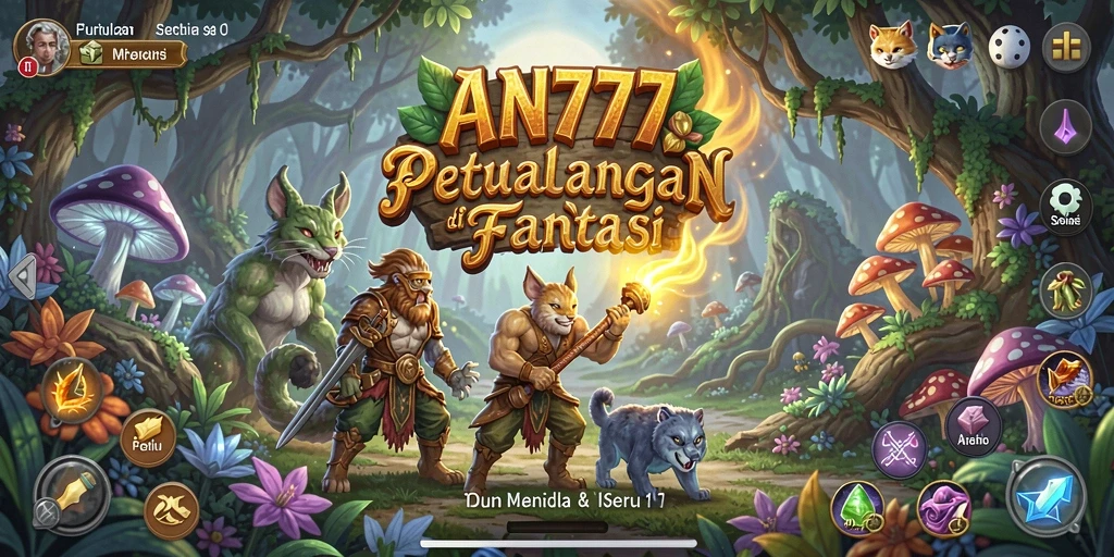 Menampilkan gameplay seru dan petualangan mendebarkan dalam AN777.