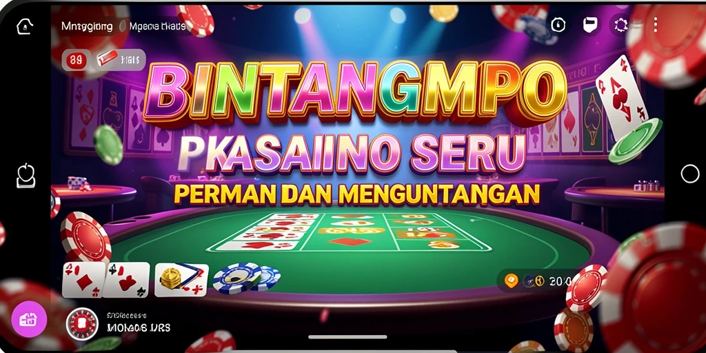 Screenshot BINTANGMPO menampilkan aksi seru dalam permainan Kasino.
