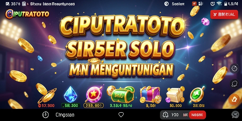 Tampilan gameplay seru dari CIPUTRATOTO yang penuh warna.