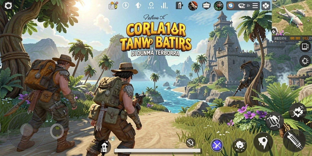 Tampilan gameplay yang menakjubkan dalam dunia terbuka CORLA188.