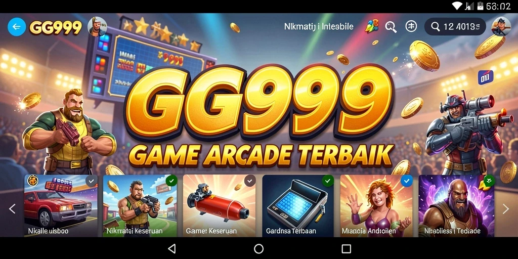 Tampilan gameplay GG999 yang penuh aksi dan seru.