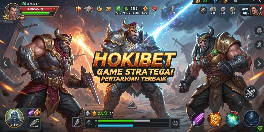Screenshot HOKIBET menunjukkan aksi pertempuran yang seru.