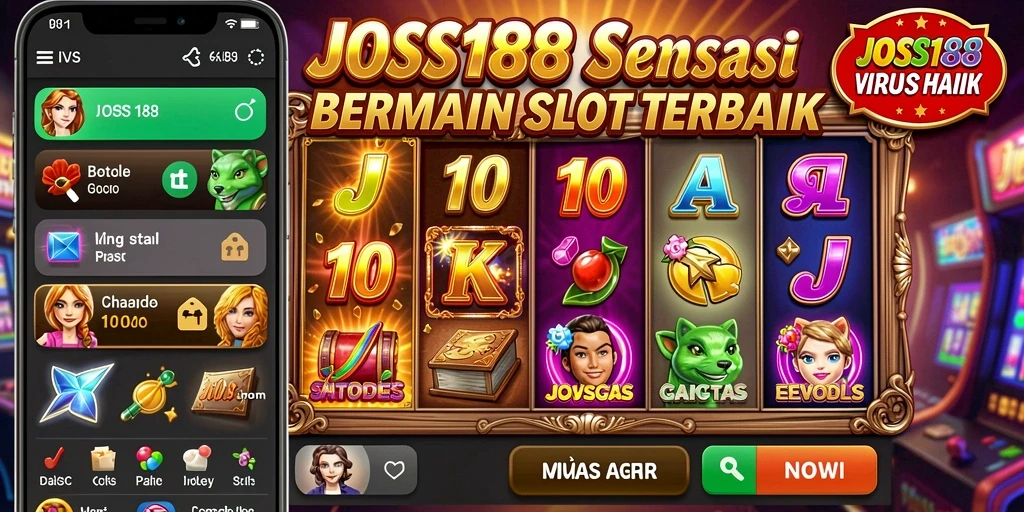 Tangkapan layar gameplay menyenangkan dari JOSS188 yang penuh warna.