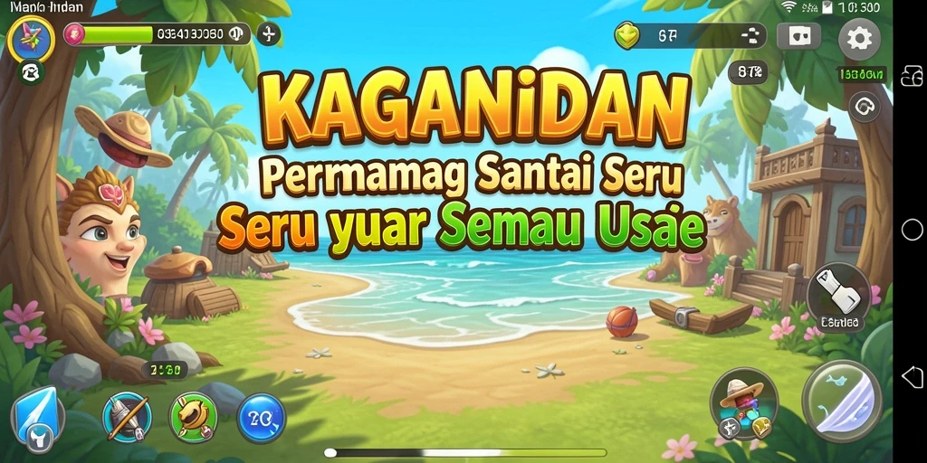 Screenshot gameplay <strong>KAGANDAN</strong> menampilkan aksi penuh warna yang menarik.