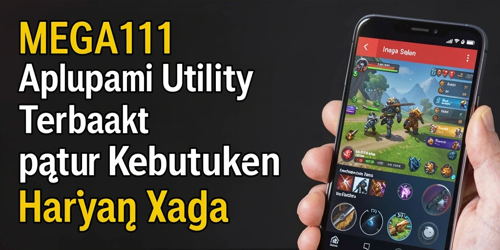 Tampilan utama aplikasi MEGA111 dengan fitur Utility yang lengkap.