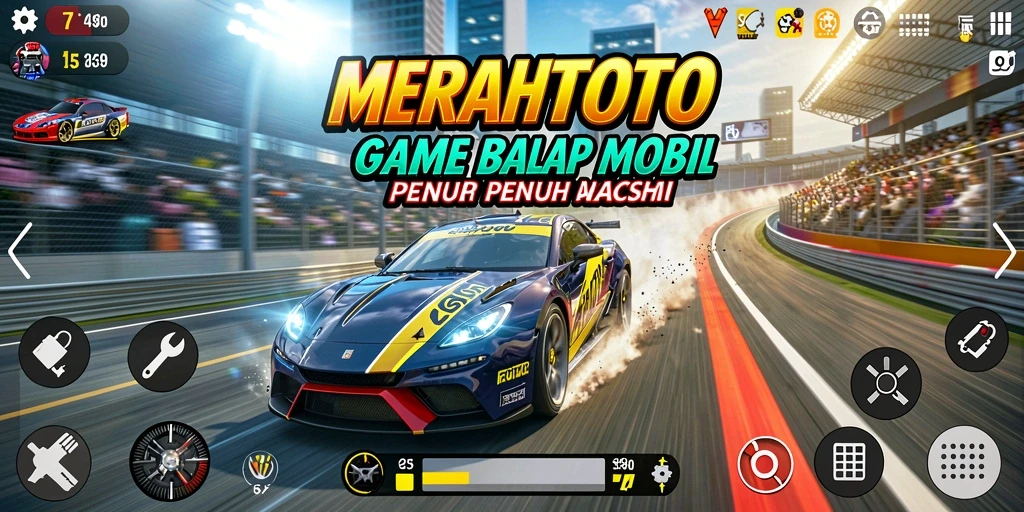 Gameplay balapan mendebarkan dalam MERAHTOTO dengan grafis menakjubkan.