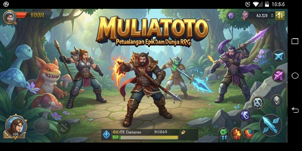 Tampilan menarik dari gameplay RPG di MULIATOTO