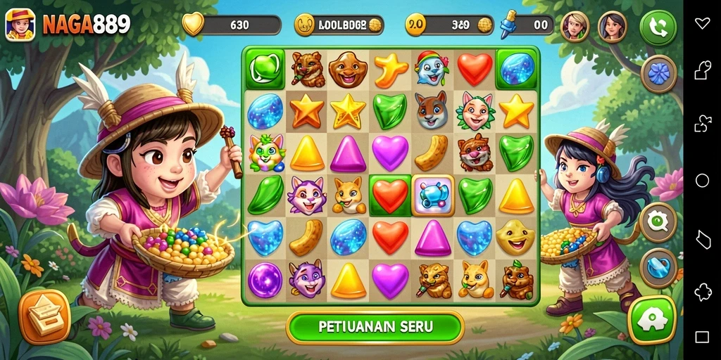 Gameplay seru dalam NAGA889 yang menantang di setiap level.