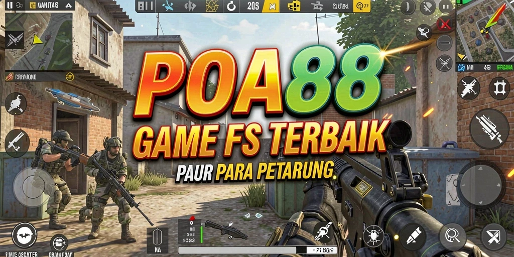 Tangkapan layar dari gameplay <strong>POA88</strong> menampilkan aksi tembak-menembak yang mendebarkan.