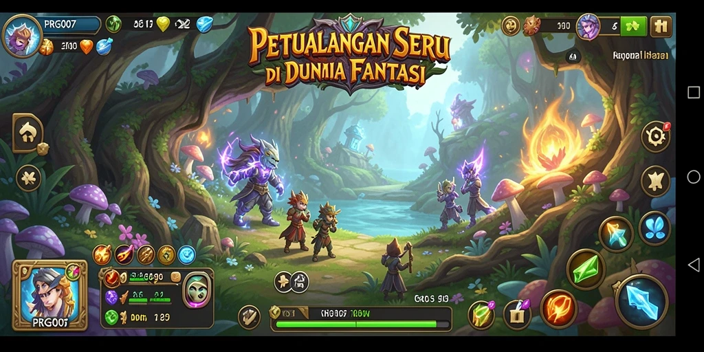 Tampilan gameplay PRG007 yang menampilkan petualangan seru dan aksi mendebarkan.