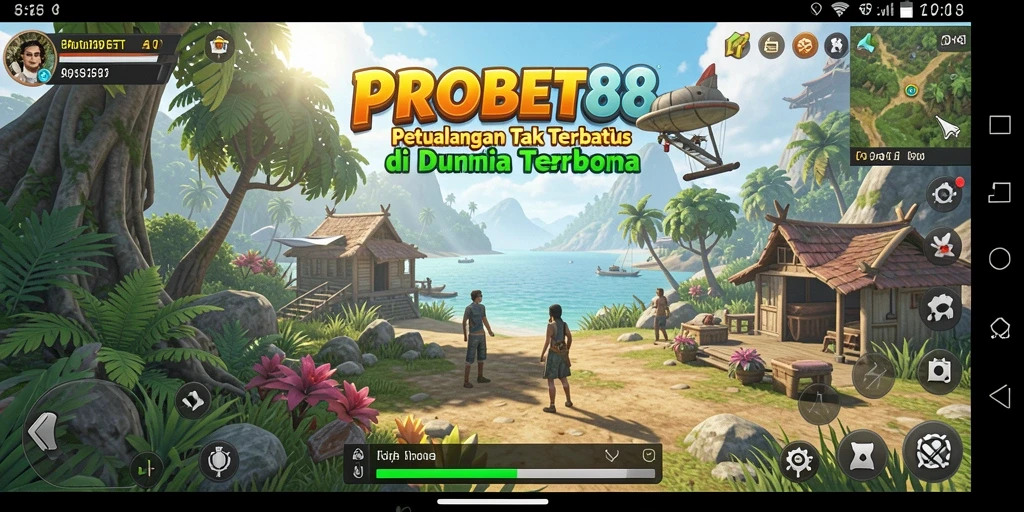 Tampilan gameplay Open World yang memukau di PROBET88.