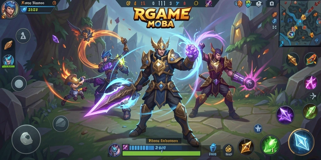 Gameplay mendebarkan dengan pertempuran epik dalam RPGAME.