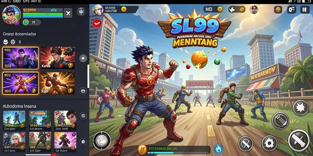 Tampilan gameplay seru SL999 dengan grafik menawan dan berbagai tantangan.