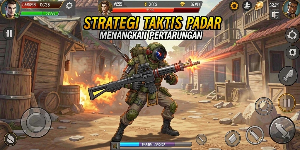 Tampilan gameplay VC55 yang mendebarkan dan penuh strategi.